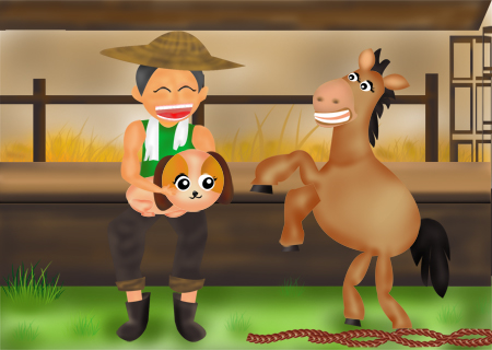 10.The Ass and the Lapdog (驴和宠物狗)