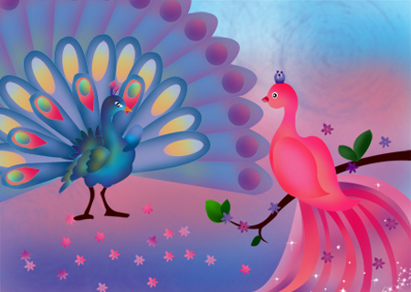 33.The Peacock and Juno (孔雀和女神)