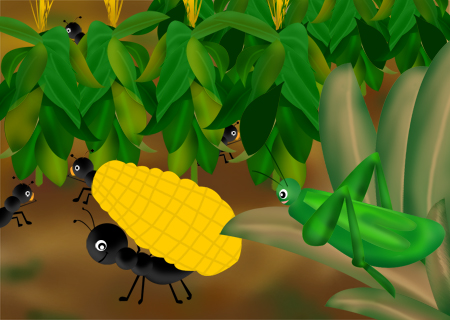 36.The Ant and the Grasshopper (蚂蚁和蚱蜢)