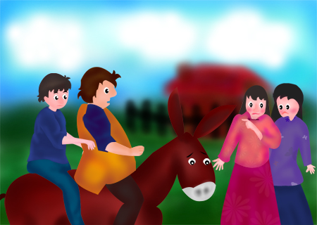 62.The Man, the Boy, and the Donkey (父子与驴的故事)