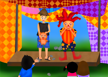 80.The Buffoon and the Countryman (小丑和乡下人)